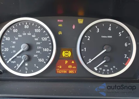 2007 BMW 530I z USA, uszkodzony, nr VIN WBANE73507CM55962